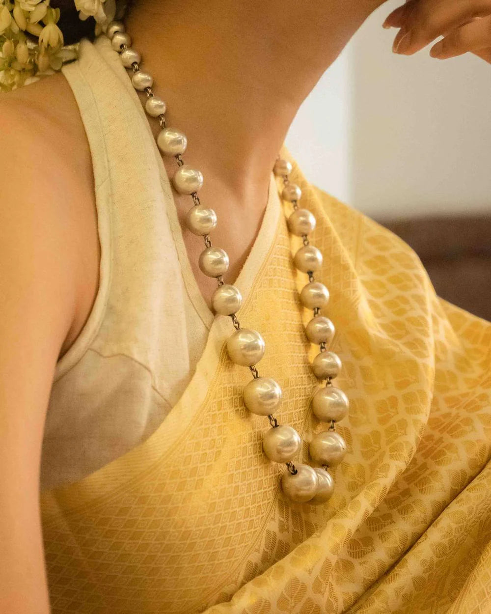 Sitara Royale Pearl Handcrafted Necklace