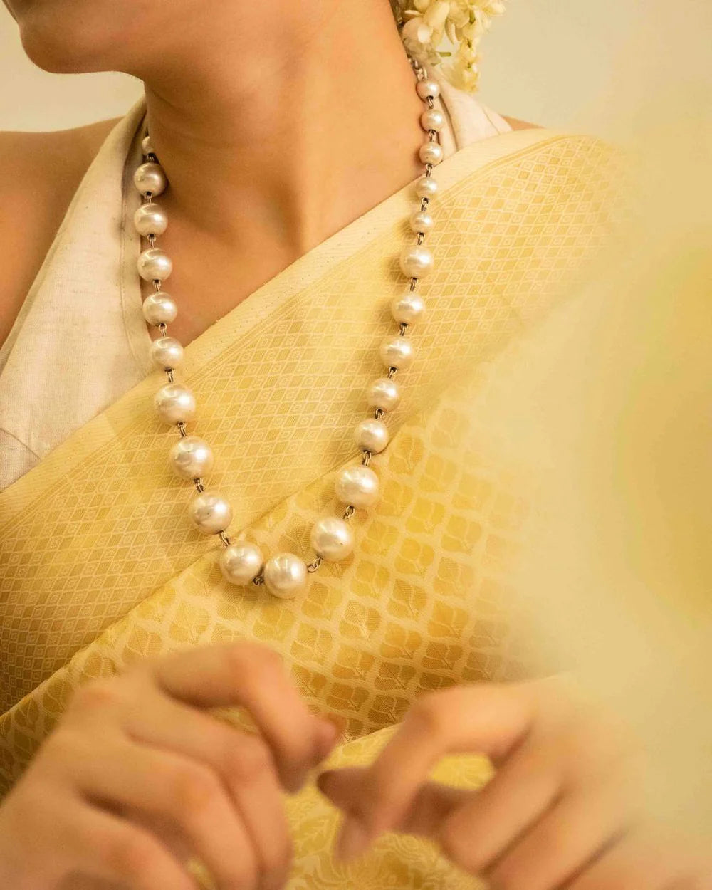 Sitara Royale Pearl Handcrafted Necklace
