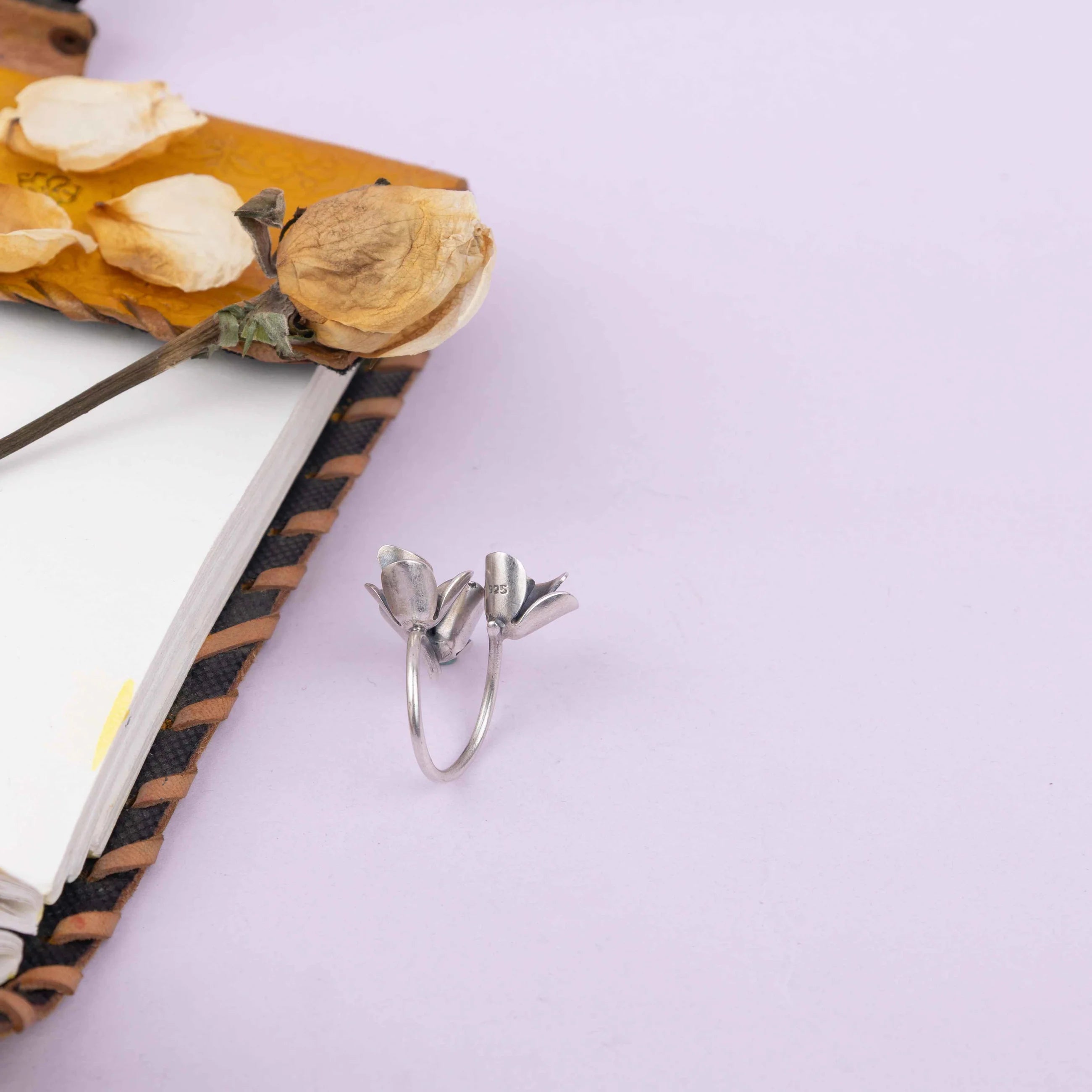 Gulnaz Handcrafted Rose Ring