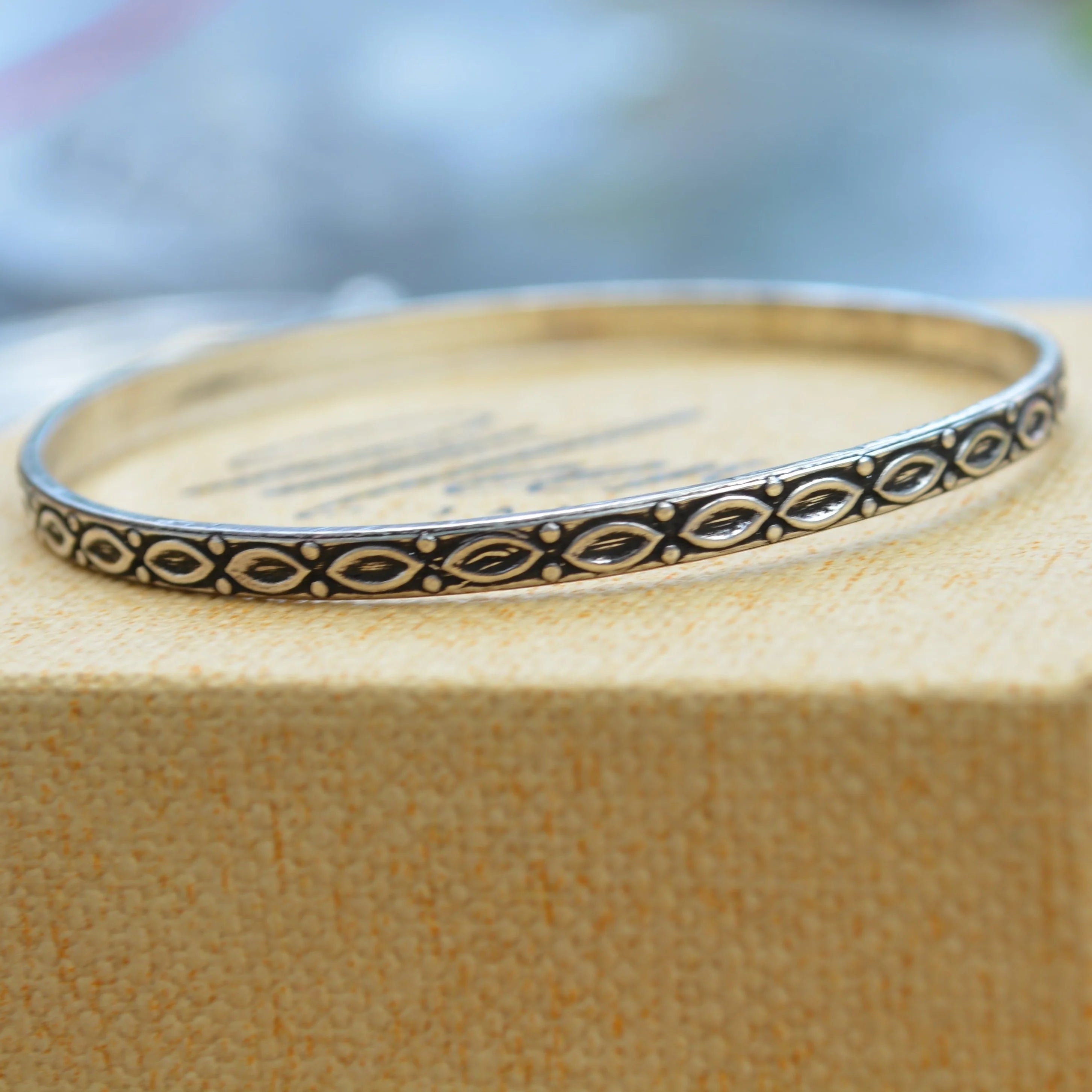 Aranya Vine Silver Bangle