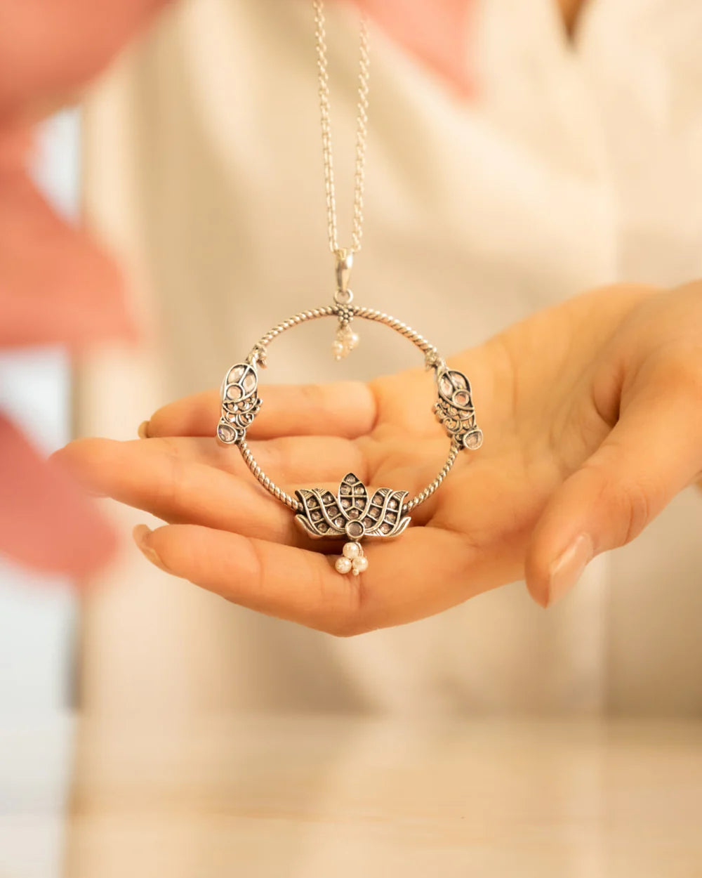 Peora Circle of Grace Handcrafted Pendant