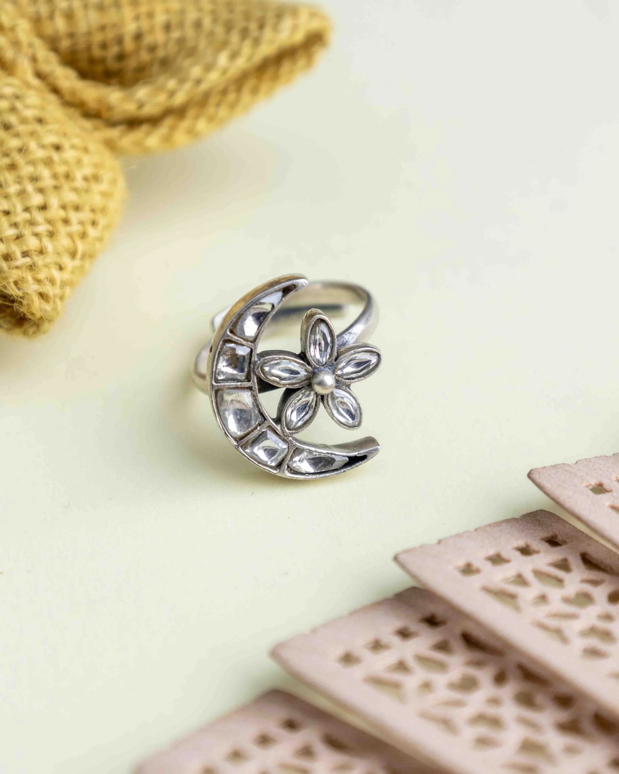 Ziya Moonflower Handcrafted Ring