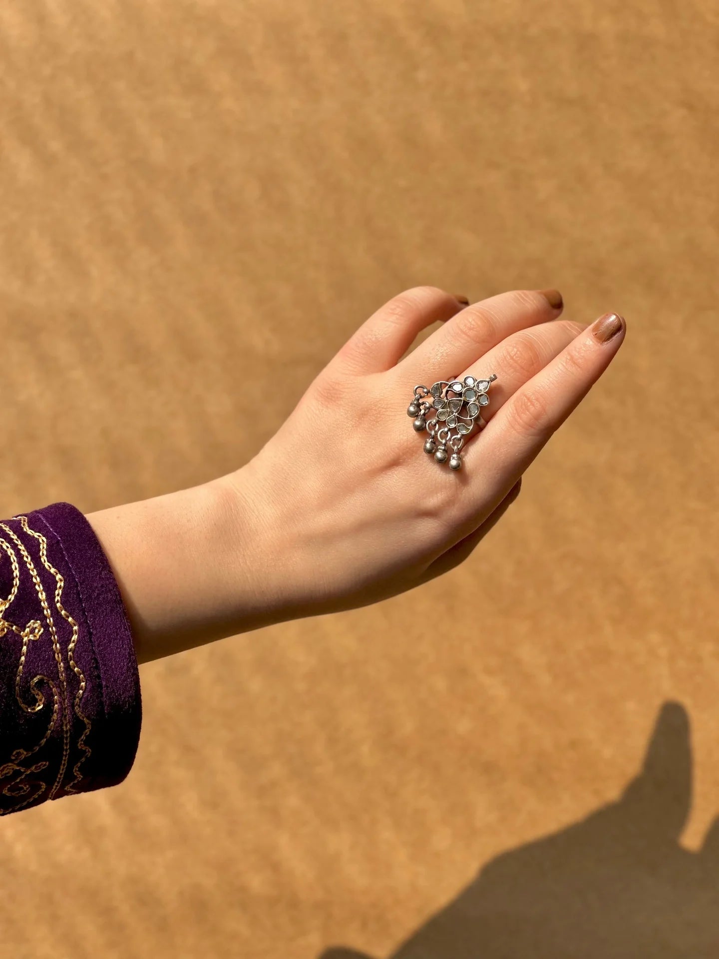 Mehfil Melody Silver Handcrafted Ring