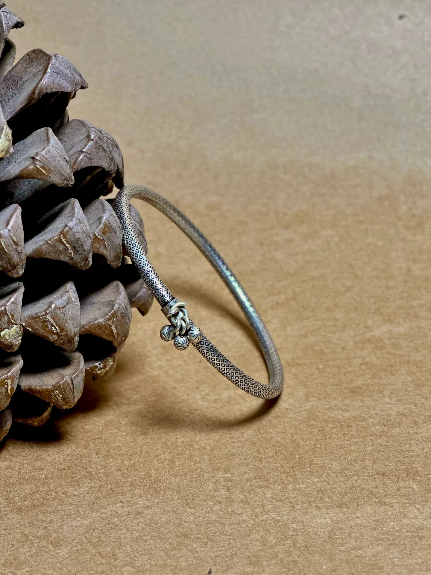 Nimira Silver Bells Handcrafted Anklet