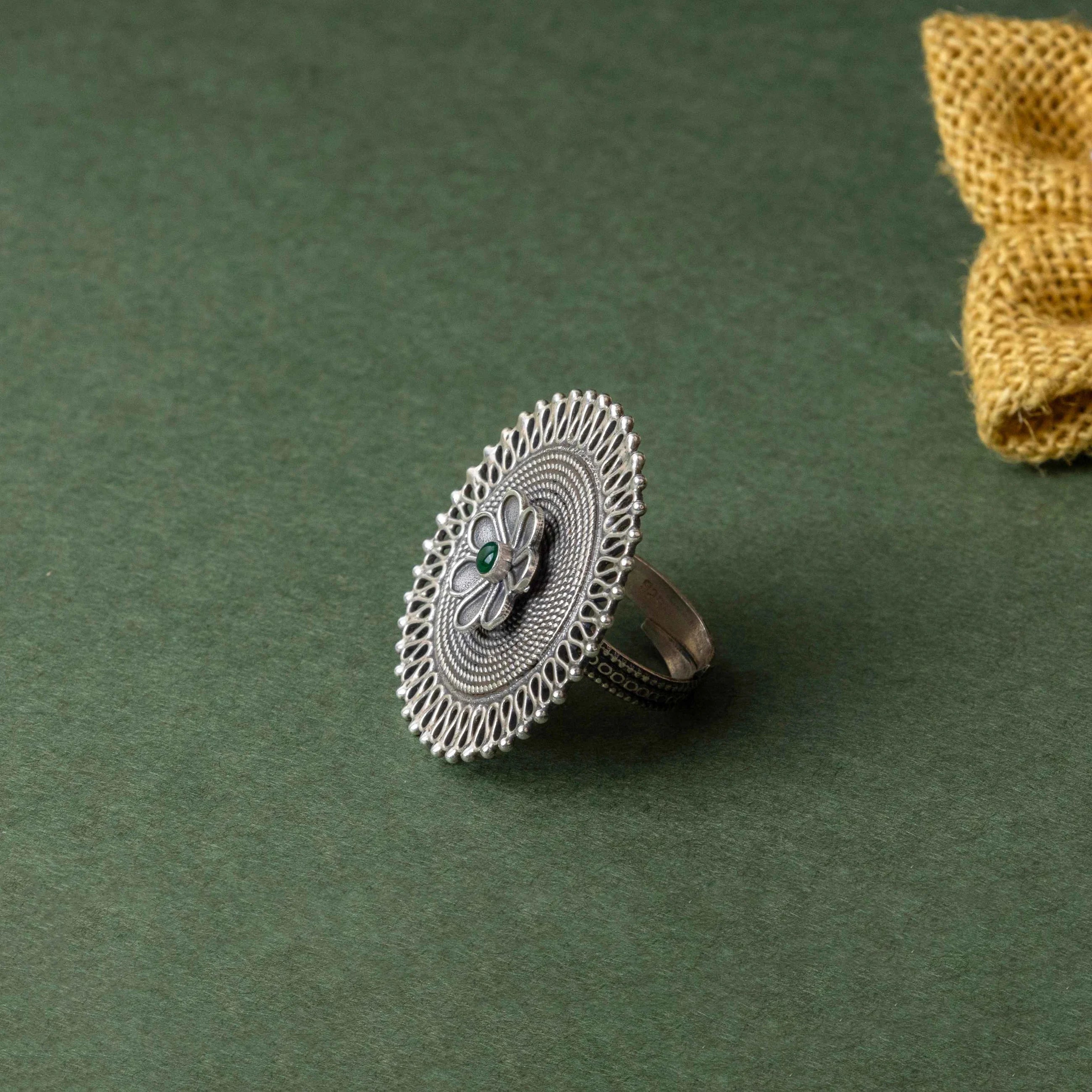 Inaayat Floral Grace Handcrafted Ring