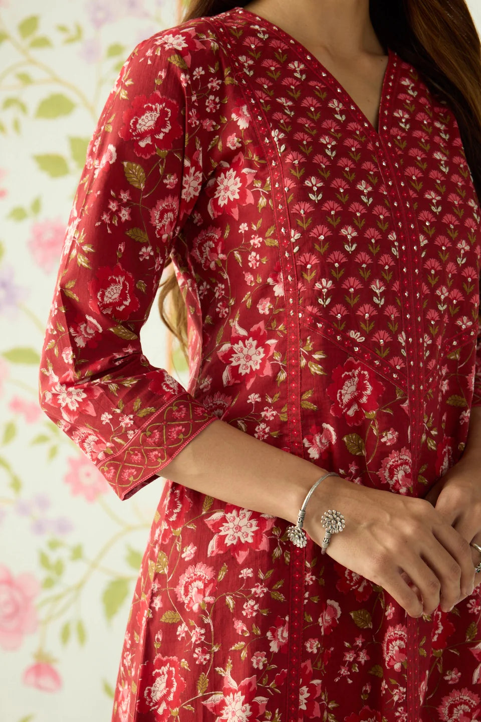 Lotus Radiance Silver Cuff