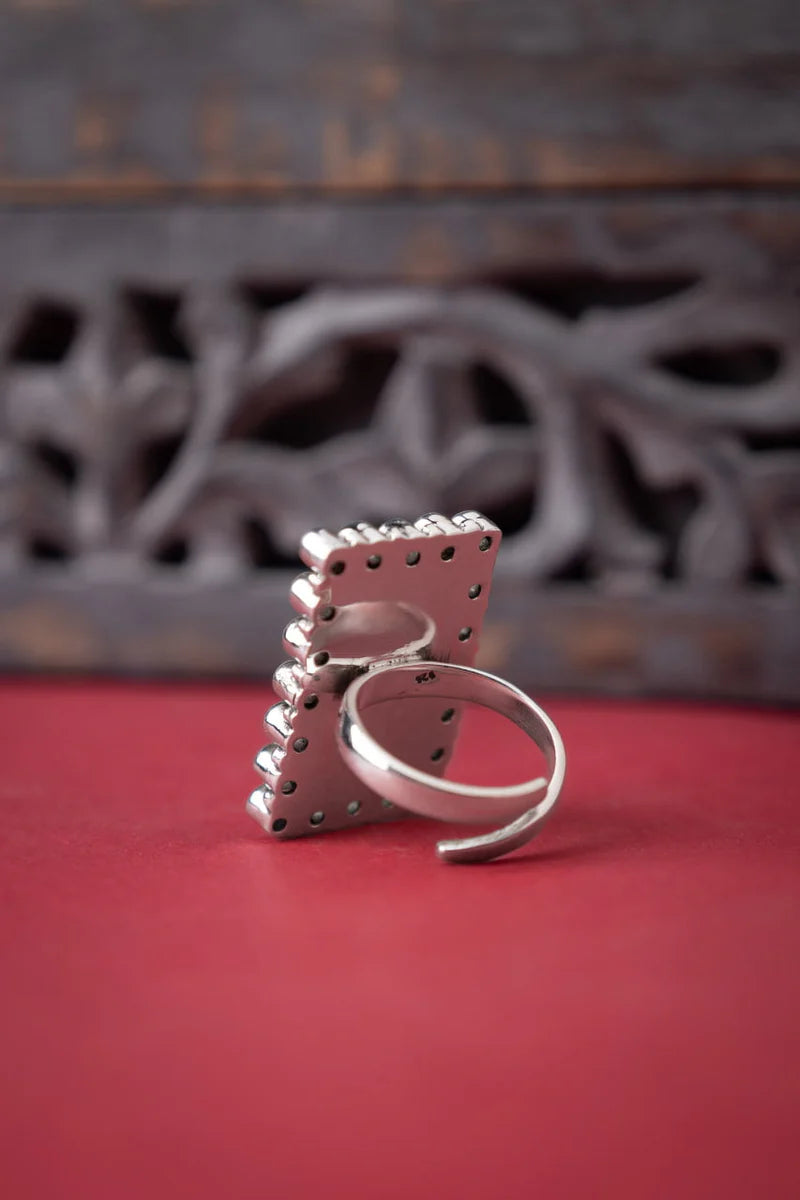 Meher Handcrafted Heritage Statement Ring