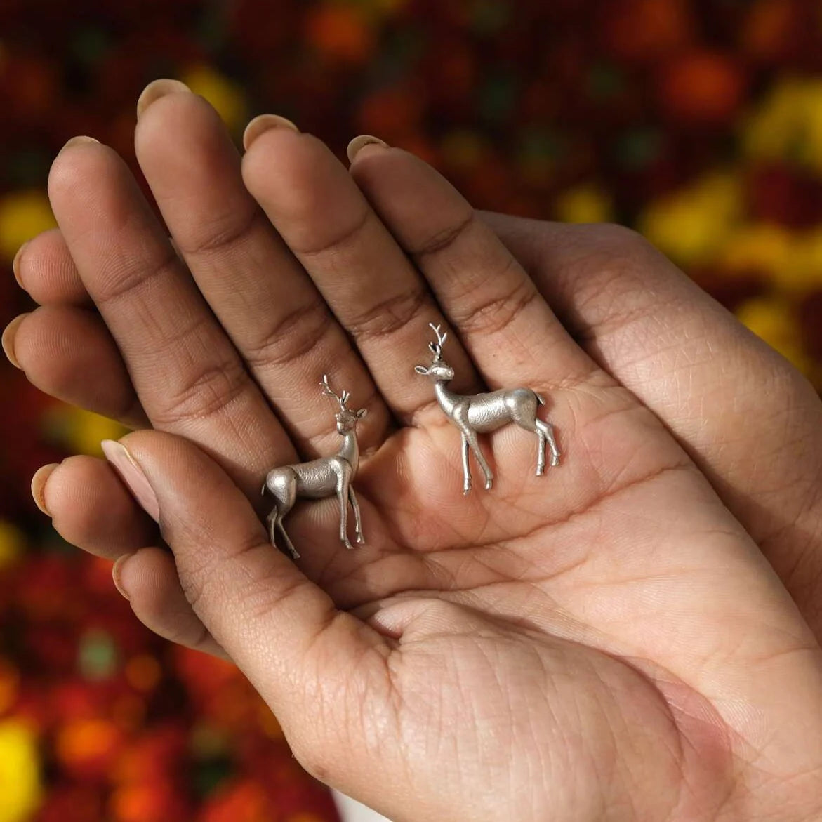 Mriga Trail Silver Studs