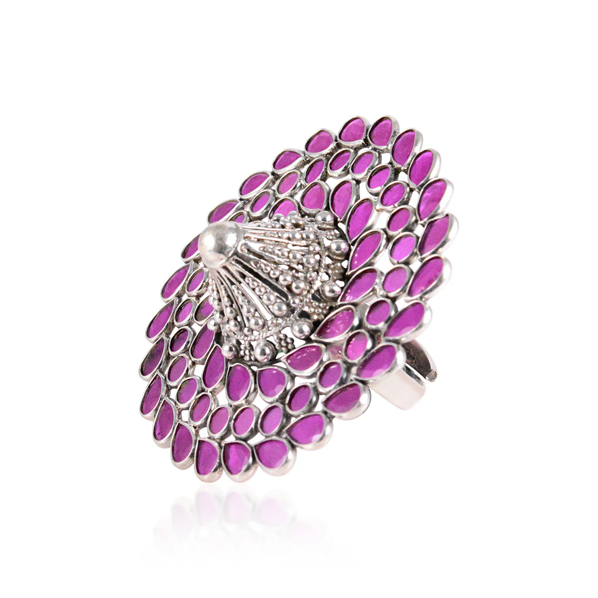 Regalia Silver Handmade Blossom Ring