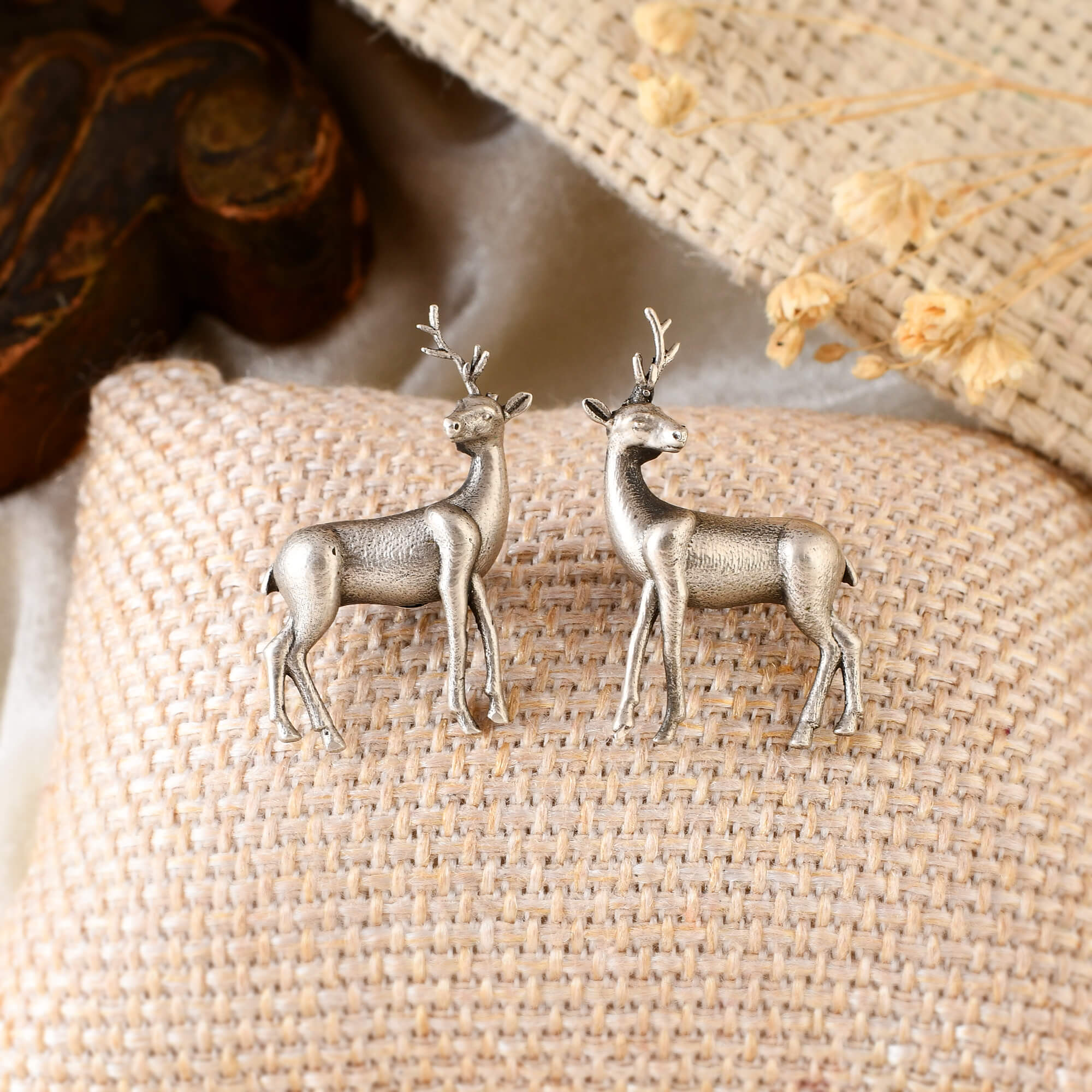 Mriga Trail Silver Studs
