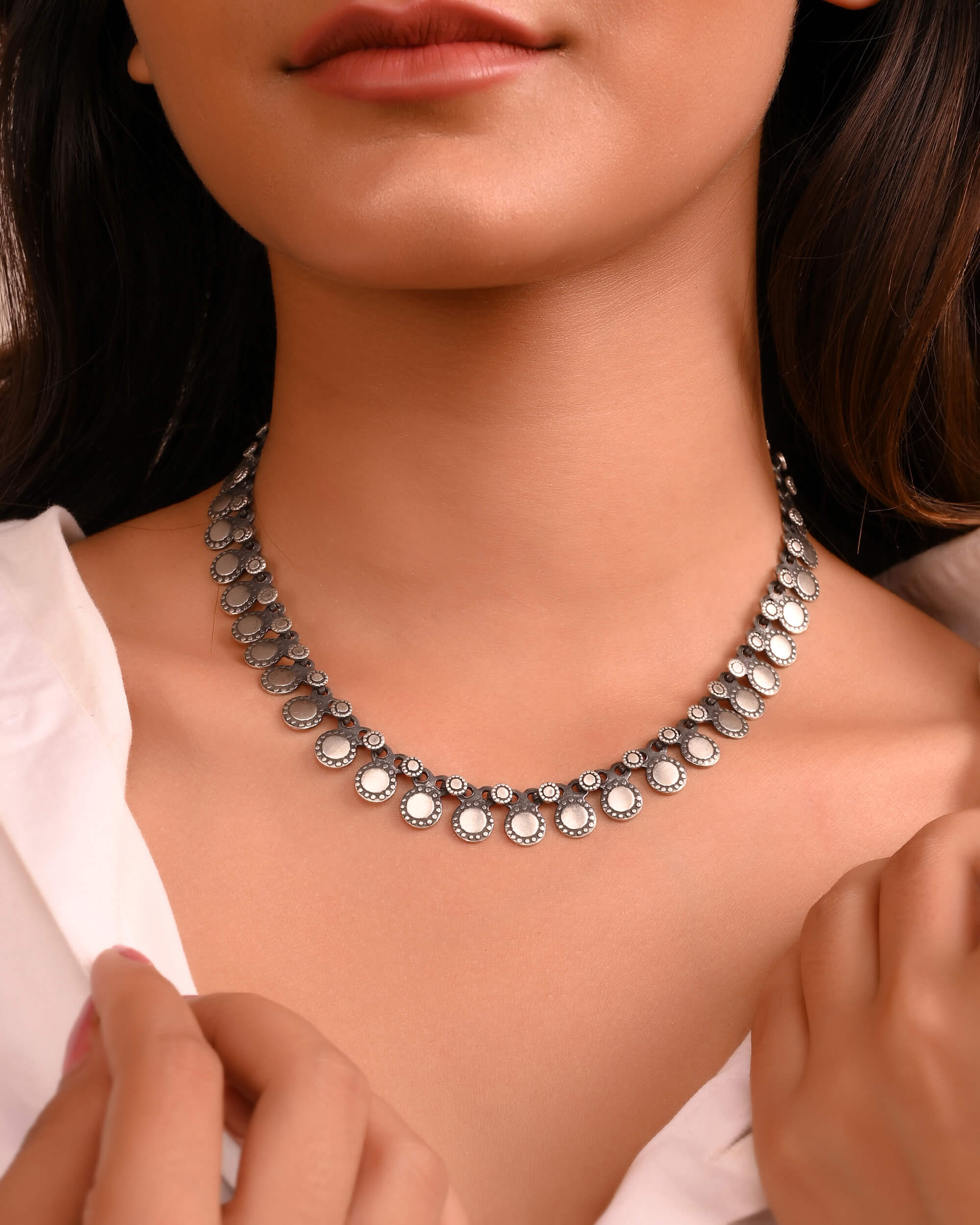 Handcrafted River Dew Necklace
