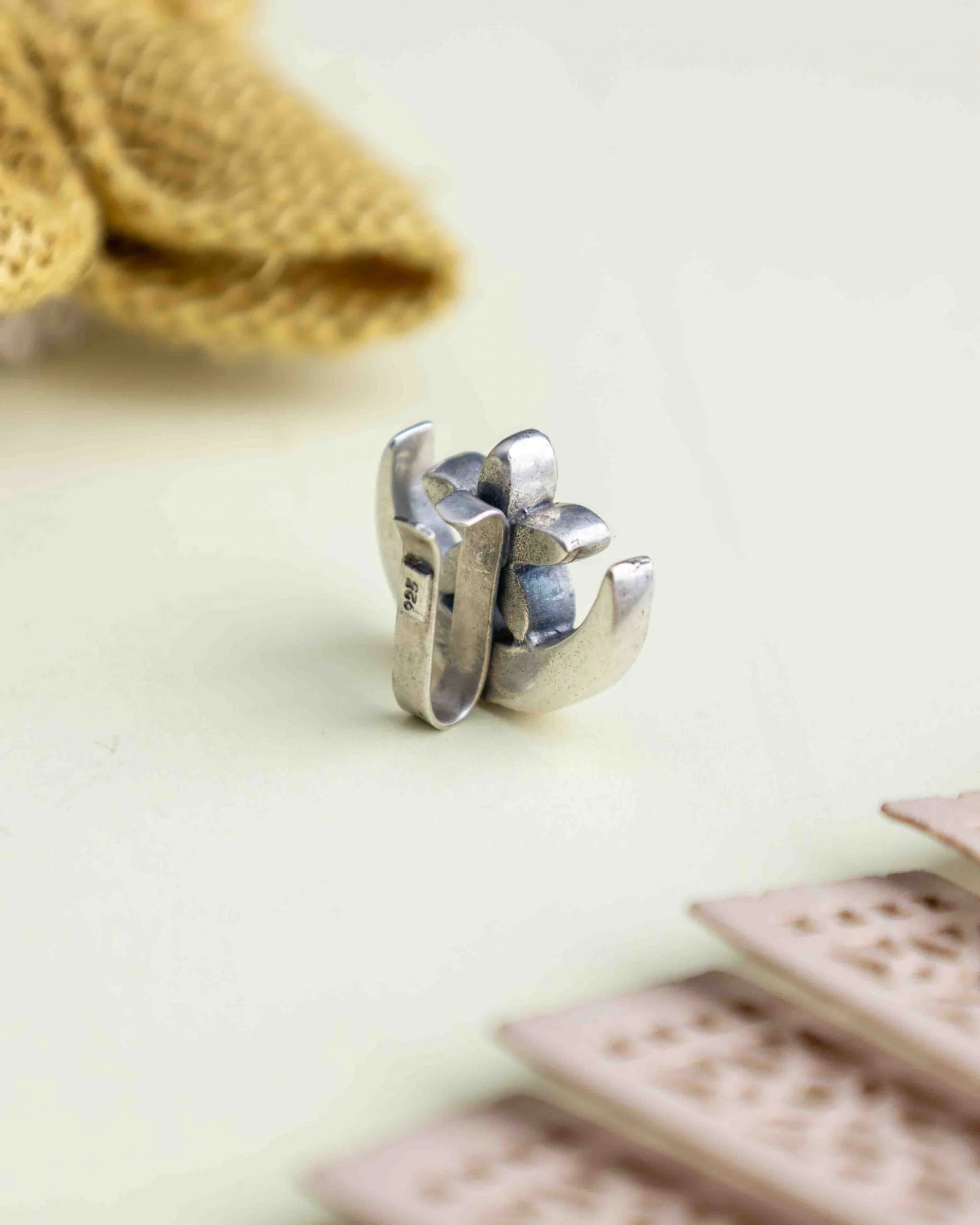 Ziya Moonflower Earclips