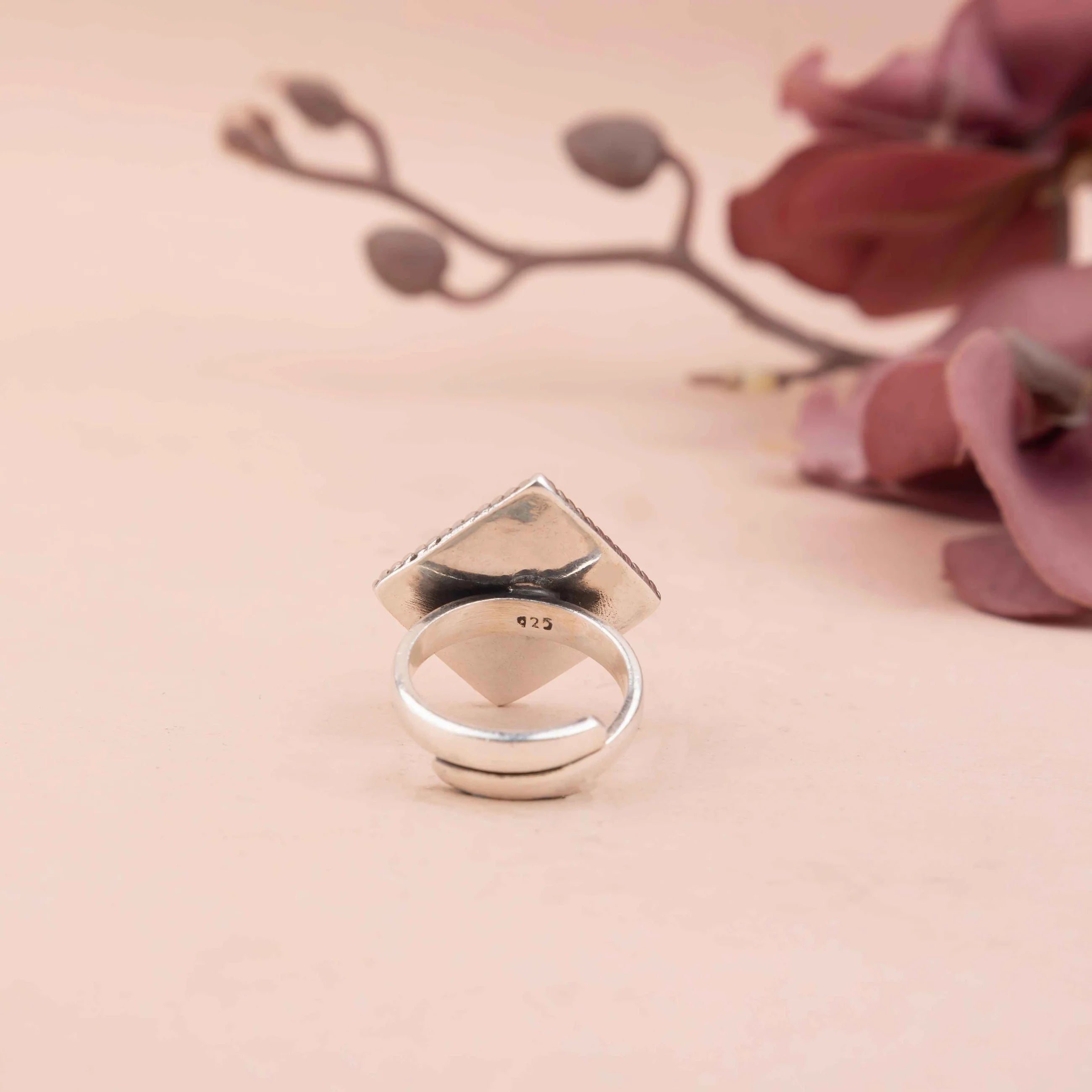 Nayra Square Handcrafted Ring