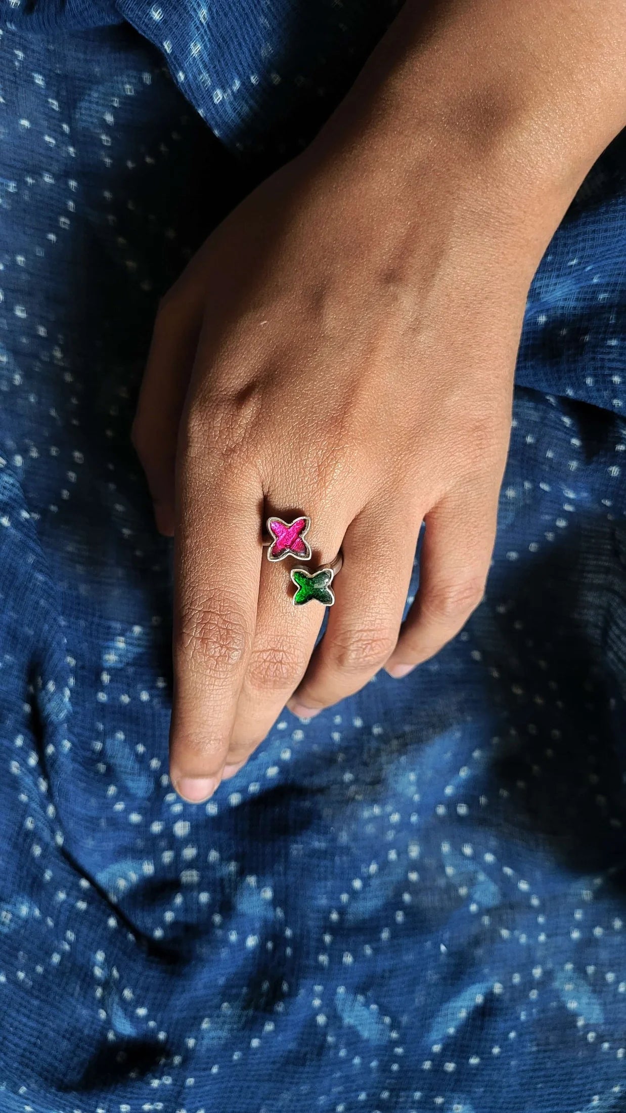 Leheriya Delight Silver Ring
