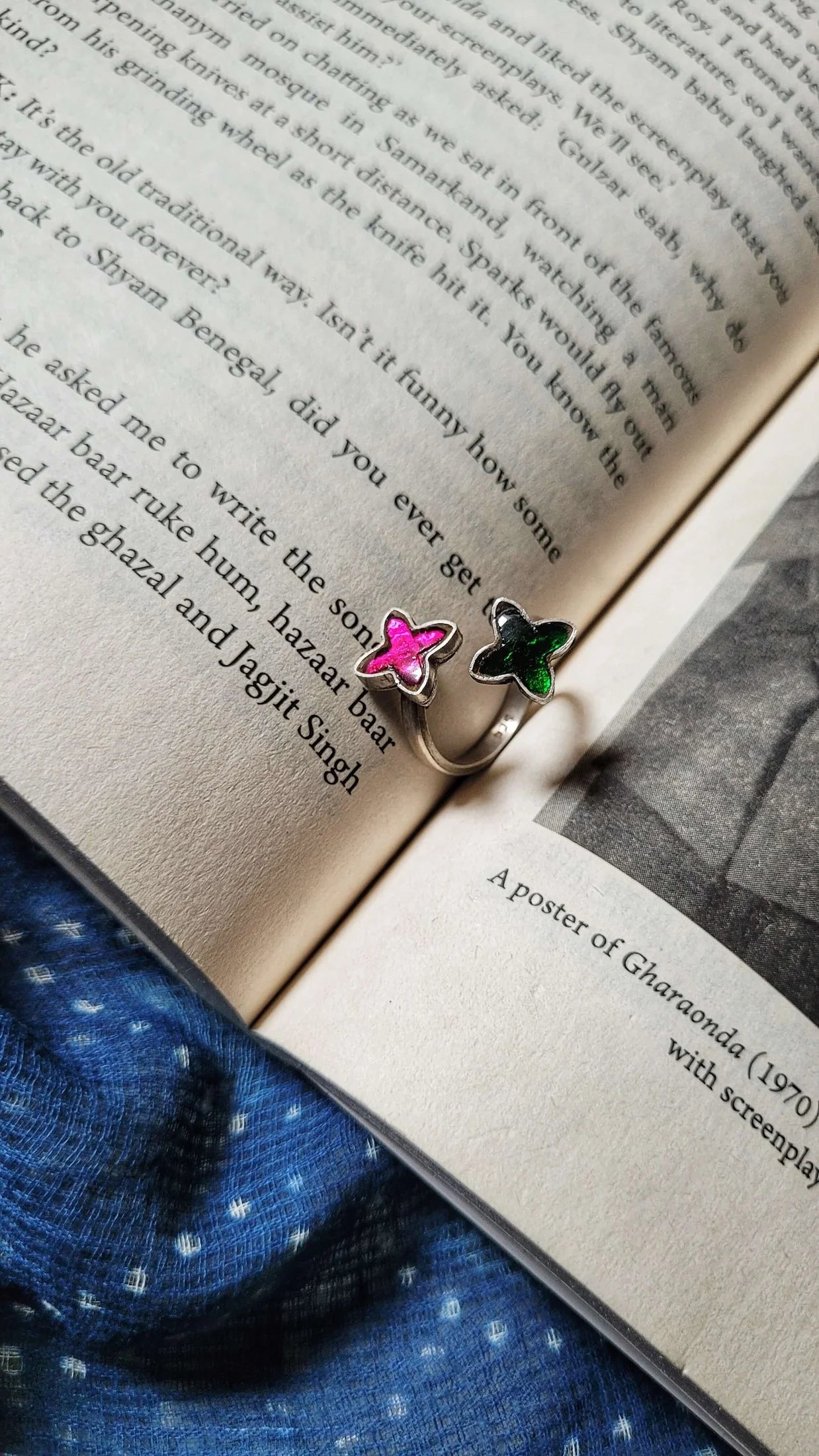 Leheriya Delight Silver Ring