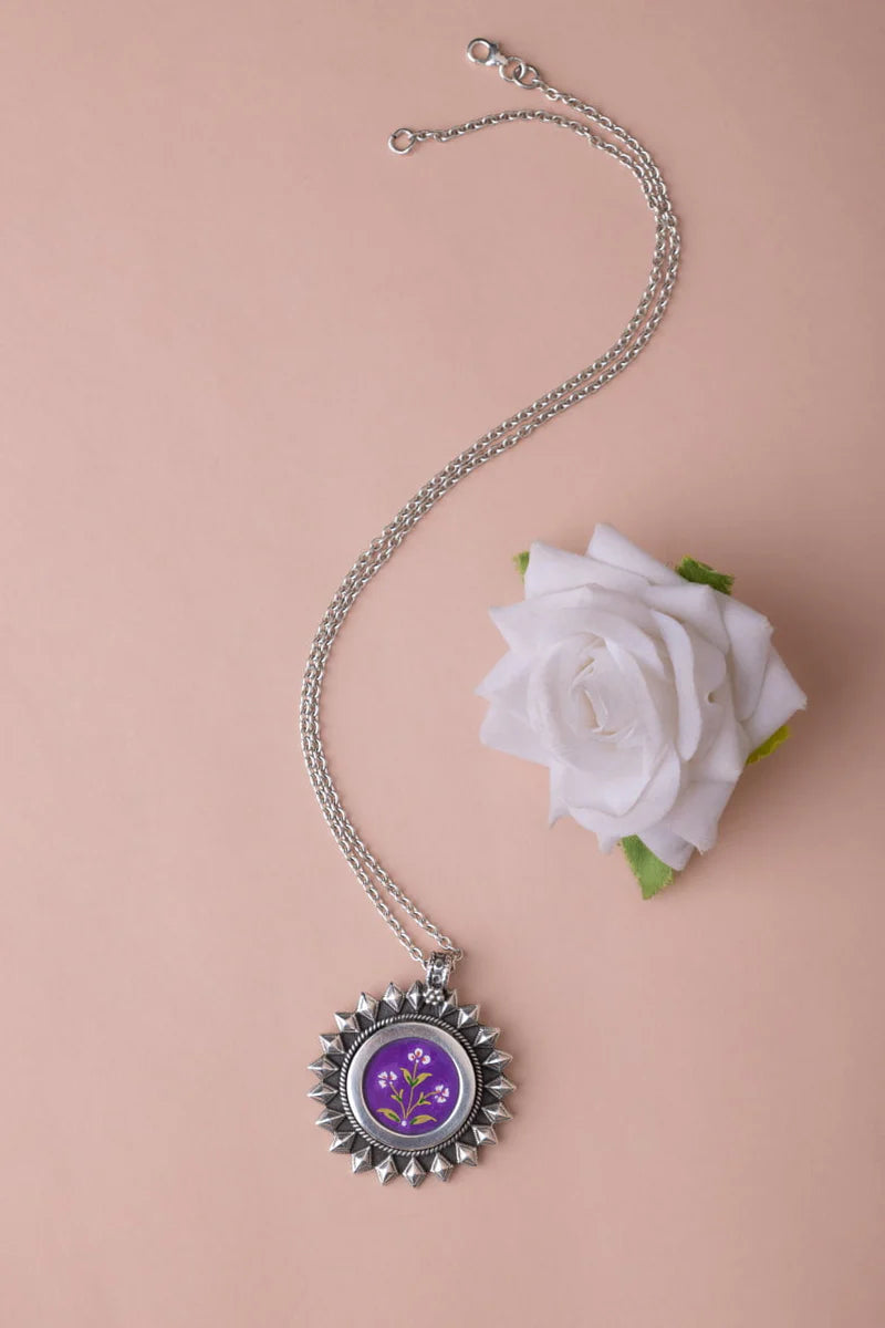 Indira Bloom Medallion Handcrafted Pendant