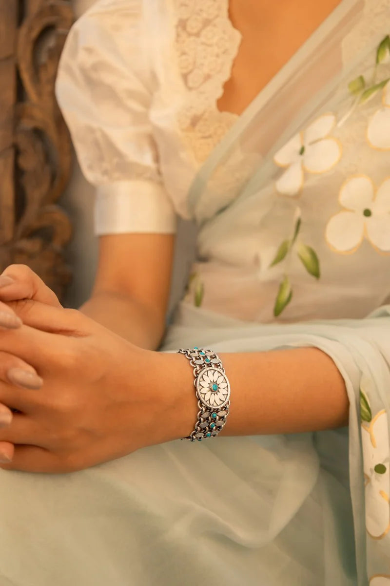 Liora Turquoise Radiance Handcrafted Bracelet