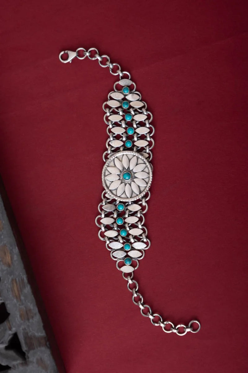 Liora Turquoise Radiance Handcrafted Bracelet
