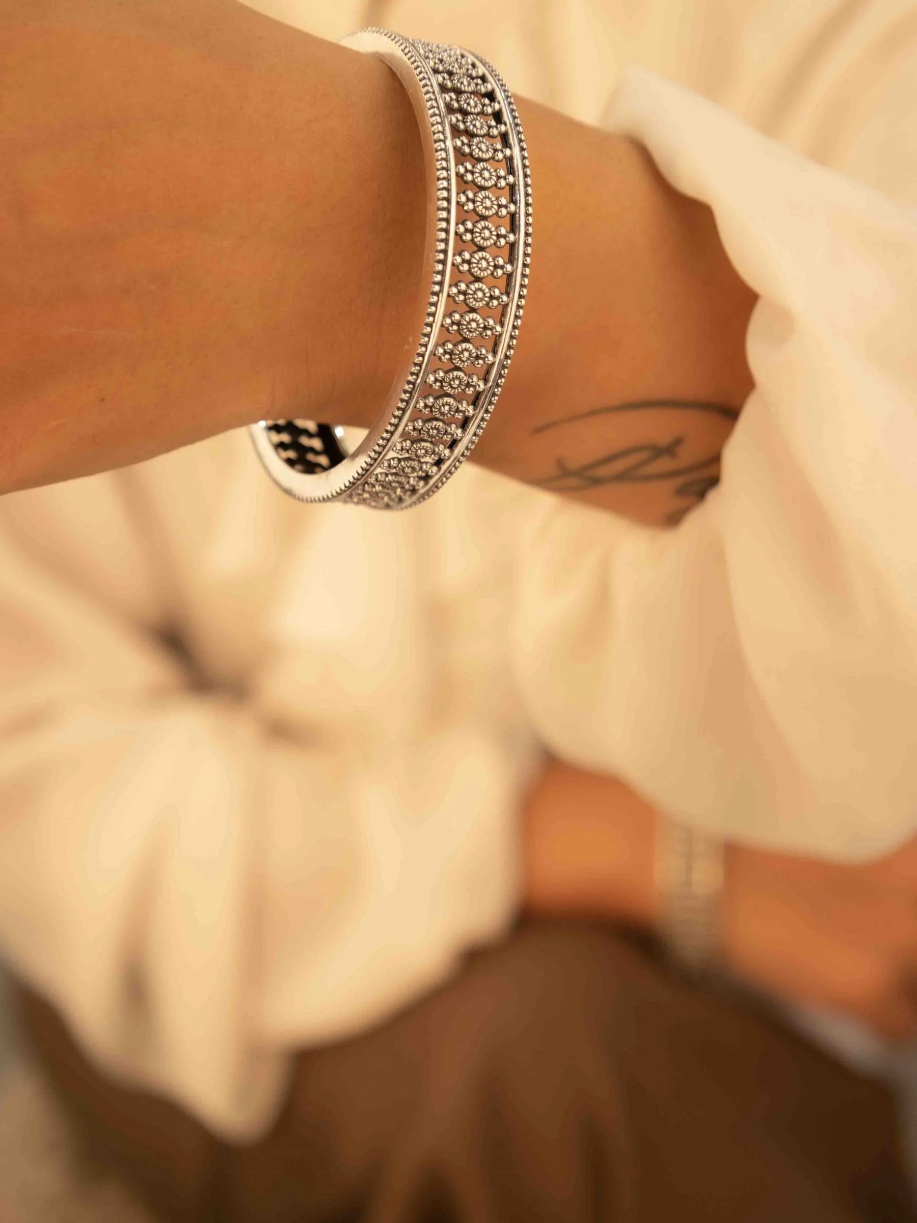 Elara Lacework Handcrafted Bangle