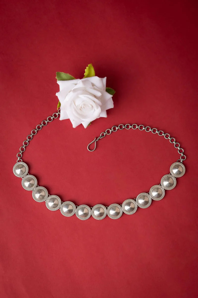 Trinetra Coin Gleam Handcrafted Necklace