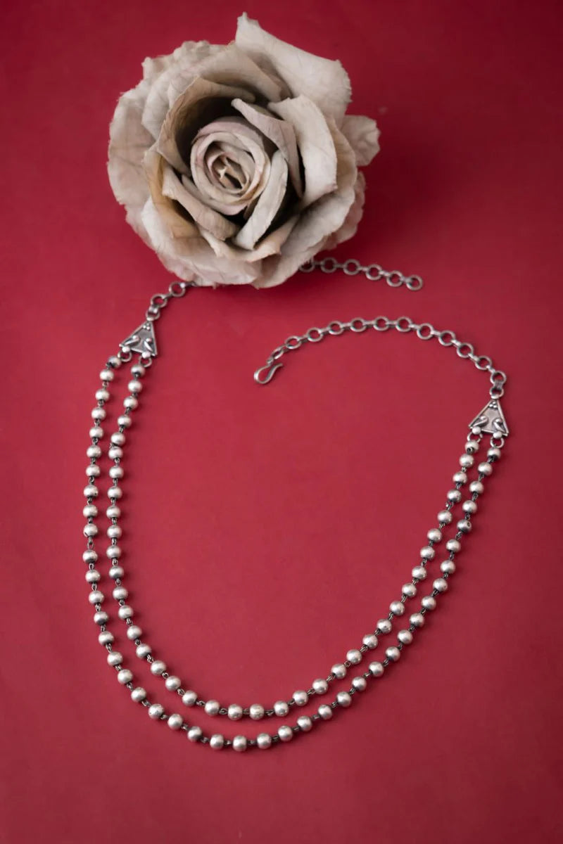 Aureya Dual Orbit Handcrafted Necklace